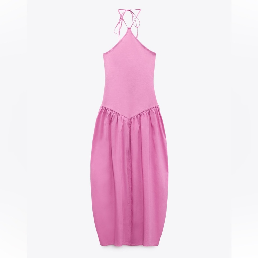 Zara NWT Halter top maxi dress - Picture 3 of 6